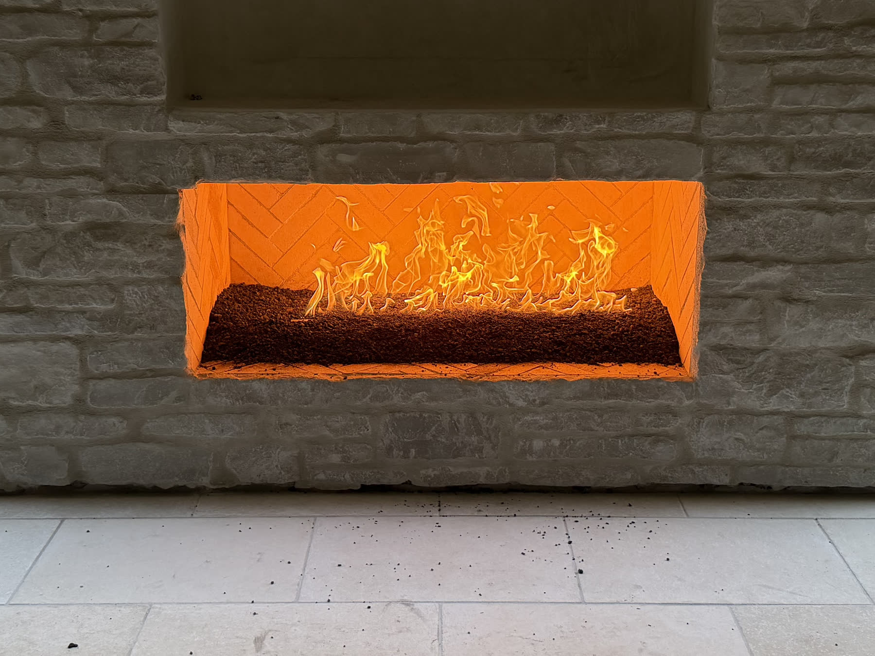 Outdoor fireplace, Orange County