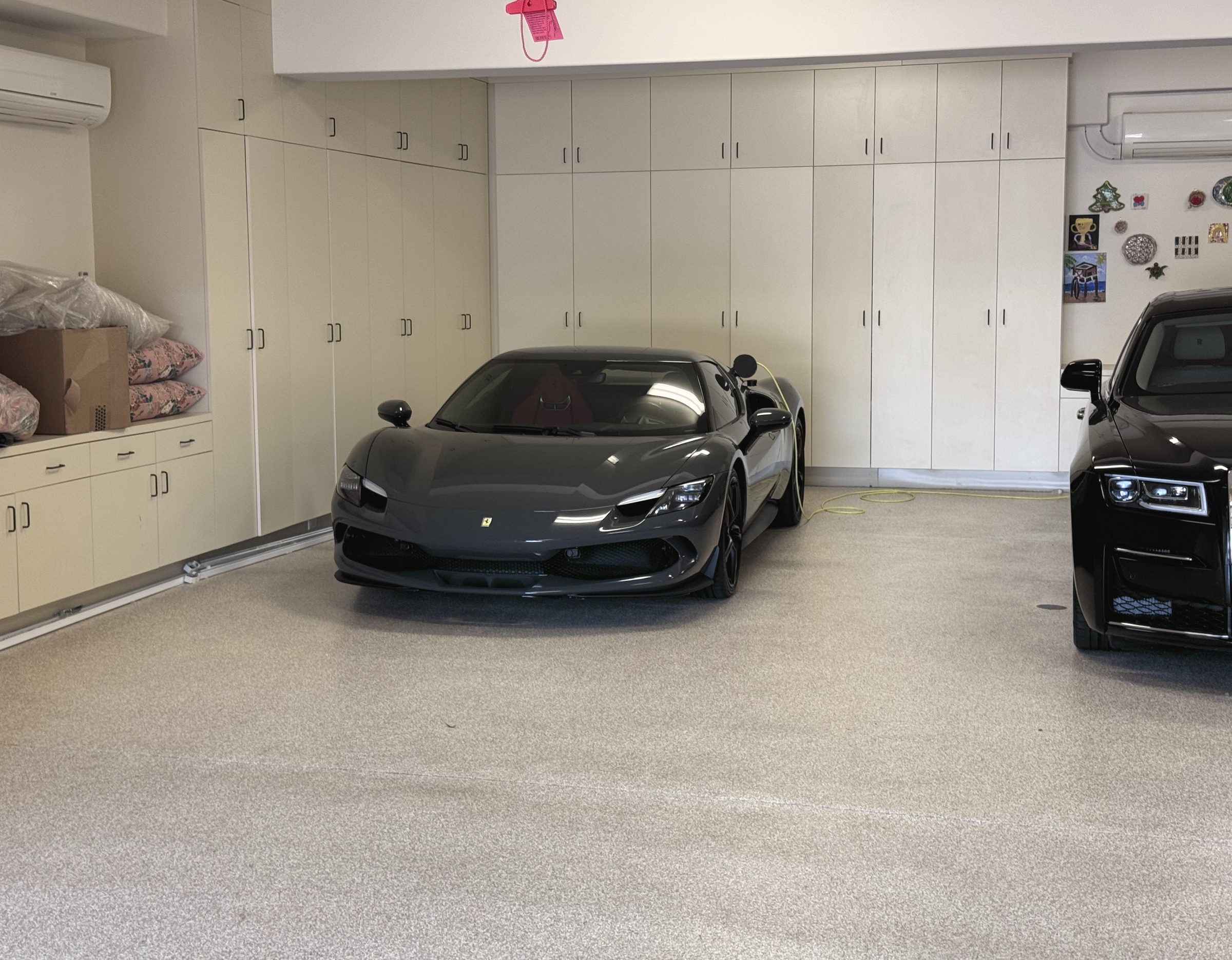 Luxury garage epoxy floor