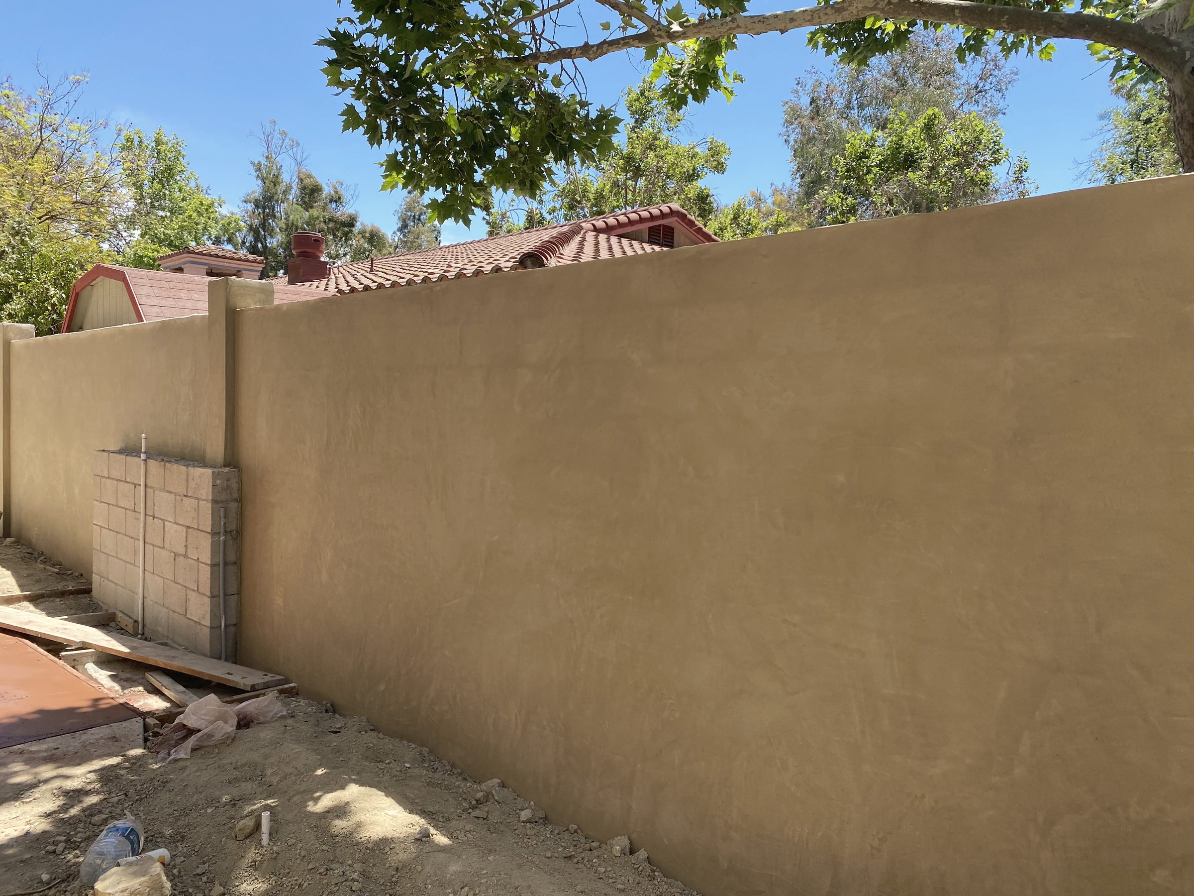 Retaining block walls, Orange County
