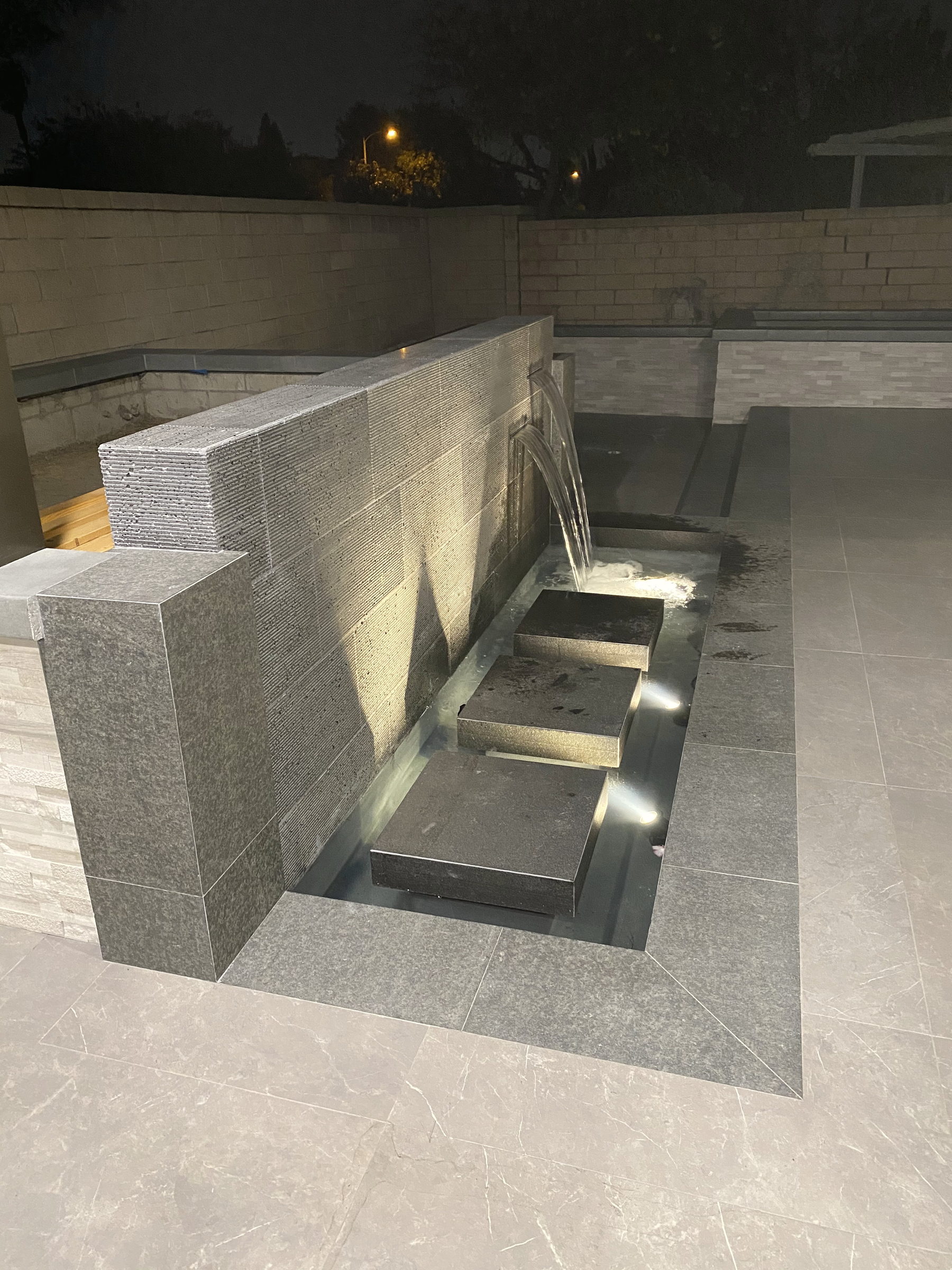 Water feature, Orange County