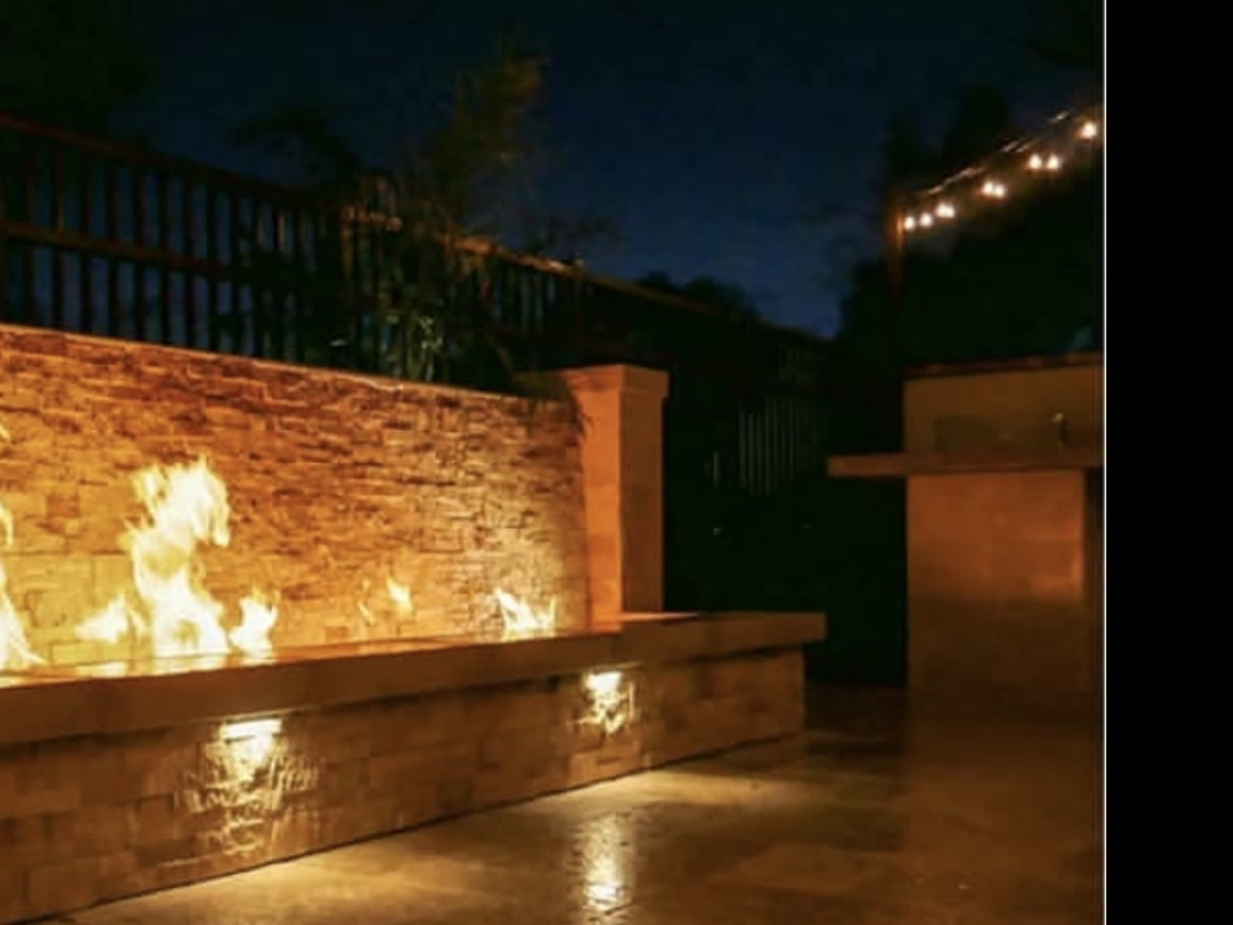 Water feature, Orange County
